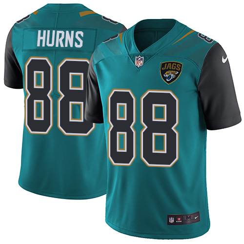 Nike Jaguars #88 Allen Hurns Teal Green Team Color Men's Stitched NFL Vapor Untouchable Limited Jersey