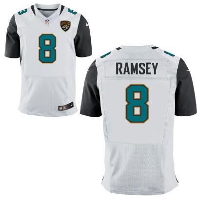 Jacksonville Jaguars #8 Jalen Ramsey Nike White Elite 2016 Draft Pick Jersey