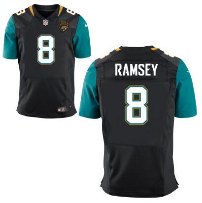 Jacksonville Jaguars #8 Jalen Ramsey Nike Black Elite 2016 Draft Pick Jersey