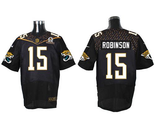 Nike Jaguars #15 Allen Robinson Black 2016 Pro Bowl Men's Stitched NFL Elite Jersey