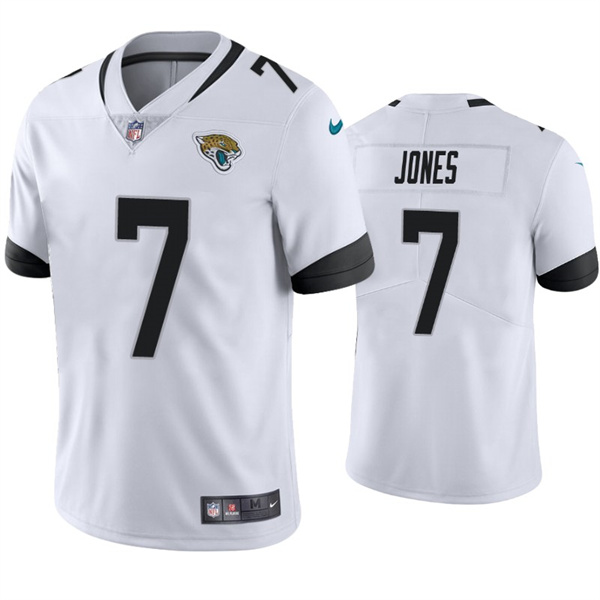 Men's Jacksonville Jaguars #7 Zay Jones White Vapor Untouchable Limited Stitched Jersey