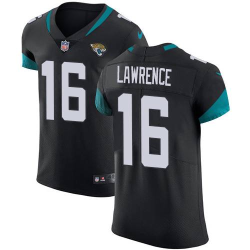 Nike Jaguars #16 Trevor Lawrence Black Team Color Men's Stitched NFL Vapor Untouchable Elite Jersey