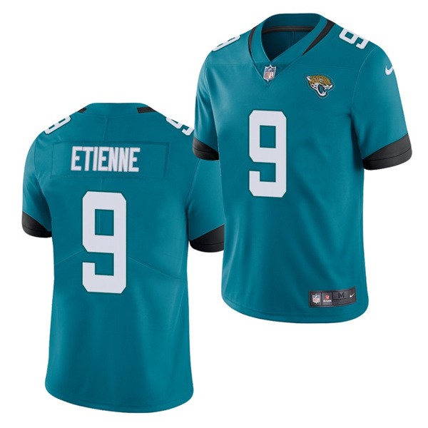 Nike Jaguars 9 Travis Etienne Teal 2021 Draft Vapor Limited Jersey