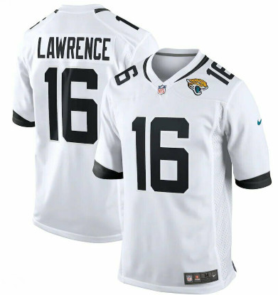 Jaguars #16 Trevor Lawrence White Vapor Limited Jersey