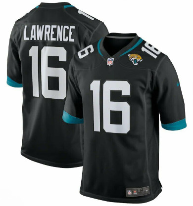 Jaguars #16 Trevor Lawrence Black Vapor Limited Jersey