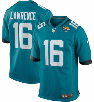 Jaguars #16 Trevor Lawrence Teal Vapor Limited Jersey