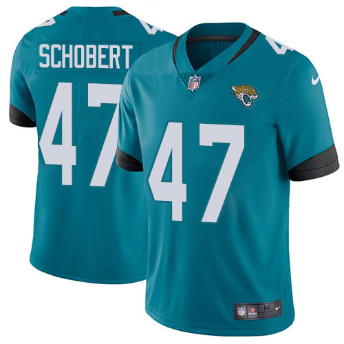 Nike Jaguars #47 Joe Schobert Teal Green Alternate Men's Stitched NFL Vapor Untouchable Limited Jersey