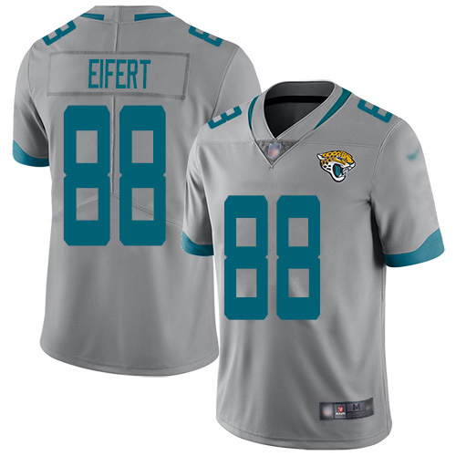 Nike Jaguars #88 Tyler Eifert Silver Men's Stitched NFL Limited Inverted Legend Jersey