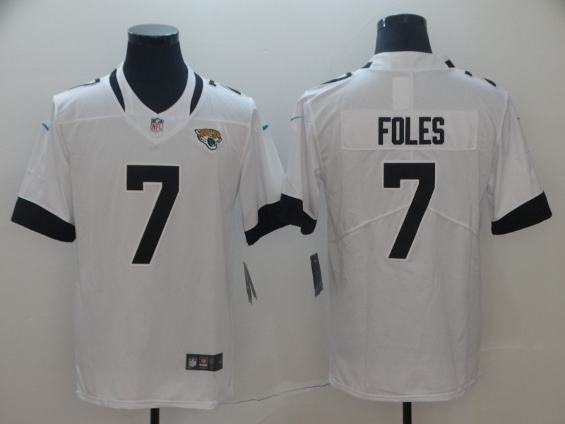 Nike Jaguars 7 Nick Foles White Vapor Untouchable Limited Jersey