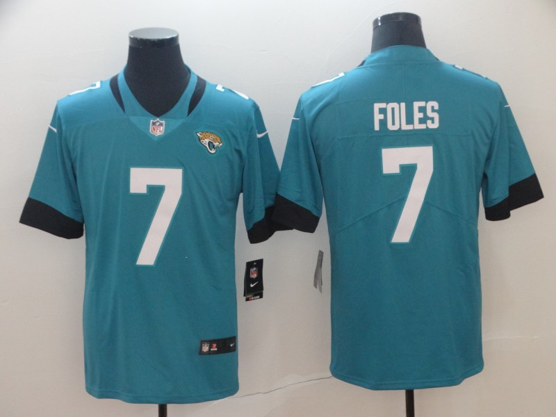 Nike Jaguars 7 Nick Foles Teal Vapor Untouchable Limited Jersey