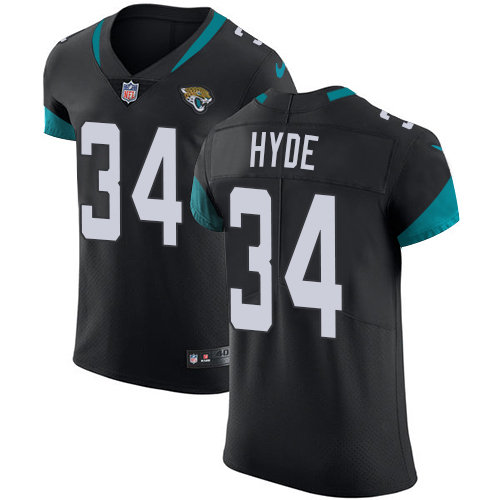 Nike Jaguars #34 Carlos Hyde Black Team Color Men's Stitched NFL Vapor Untouchable Elite Jersey