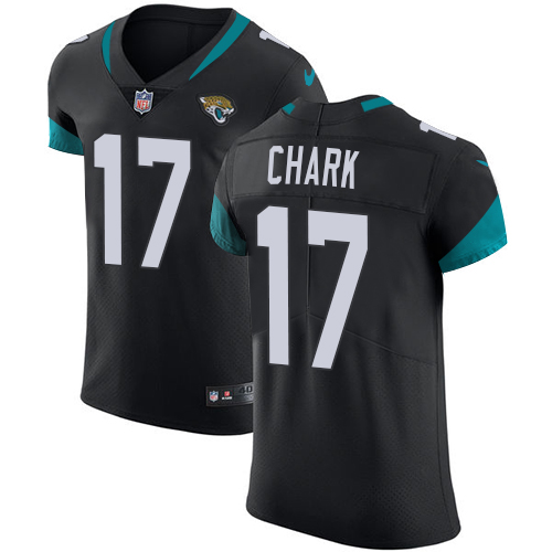 Nike Jaguars #17 DJ Chark Black Team Color Men's Stitched NFL Vapor Untouchable Elite Jersey