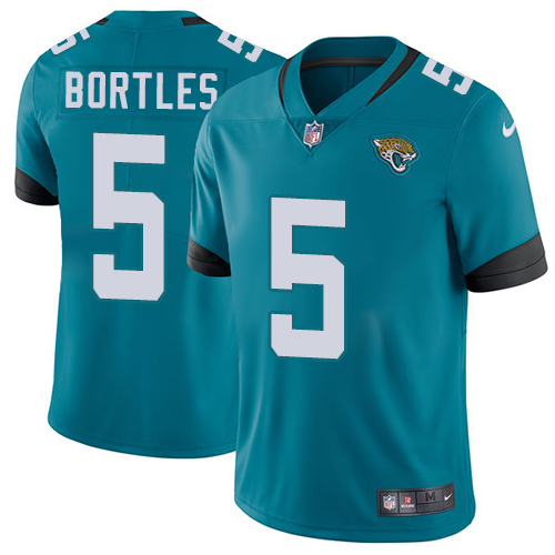 Nike Jaguars #5 Blake Bortles Teal Green Alternate Men's Stitched NFL Vapor Untouchable Limited Jersey