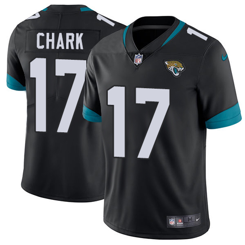 Nike Jaguars #17 DJ Chark Black Team Color Men's Stitched NFL Vapor Untouchable Limited Jersey