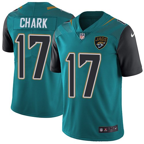 Nike Jaguars 17 DJ Chark Teal Vapor Untouchable Limited Jersey