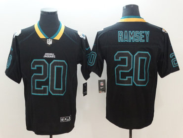 Nike Jaguars 20 Jalen Ramsey Black Shadow Legend Limited Jersey