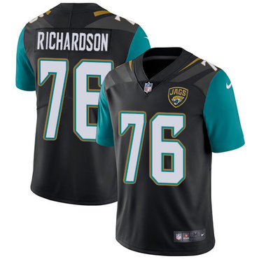 Nike Jaguars #76 Will Richardson Black Alternate Men's Stitched NFL Vapor Untouchable Limited Jersey