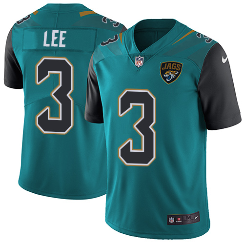 Nike Jaguars #3 Tanner Lee Teal Green Team Color Men's Stitched NFL Vapor Untouchable Limited Jersey