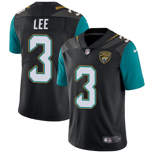 Nike Jaguars #3 Tanner Lee Black Alternate Men's Stitched NFL Vapor Untouchable Limited Jersey