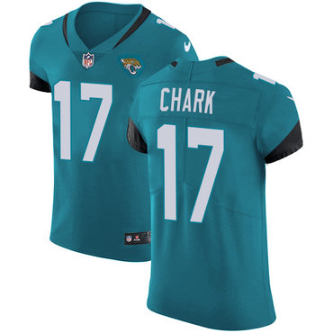 Nike Jaguars #17 DJ Chark Teal Green Team Color Men's Stitched NFL Vapor Untouchable Elite Jersey