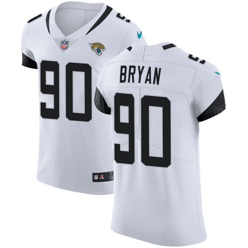 Nike Jaguars #90 Taven Bryan White Men's Stitched NFL Vapor Untouchable Elite Jersey