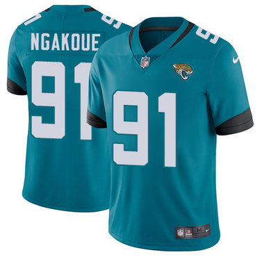 Nike Jaguars #91 Yannick Ngakoue Teal Green Team Color Men's Stitched NFL Vapor Untouchable Limited Jersey