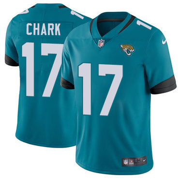 Nike Jaguars #17 DJ Chark Teal Green Team Color Men's Stitched NFL Vapor Untouchable Limited Jersey