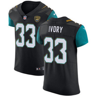 Nike Jaguars #33 Chris Ivory Black Alternate Men's Stitched NFL Vapor Untouchable Elite Jersey