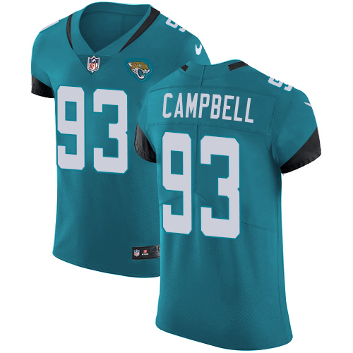 Nike Jaguars #93 Calais Campbell Teal Green Alternate Men's Stitched NFL Vapor Untouchable Elite Jersey