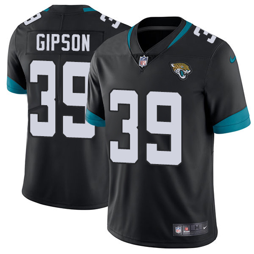 Nike Jaguars #39 Tashaun Gipson Black Team Color Men's Stitched NFL Vapor Untouchable Limited Jersey