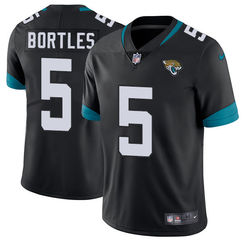 Nike Jaguars #5 Blake Bortles Black Team Color Men's Stitched NFL Vapor Untouchable Limited Jersey