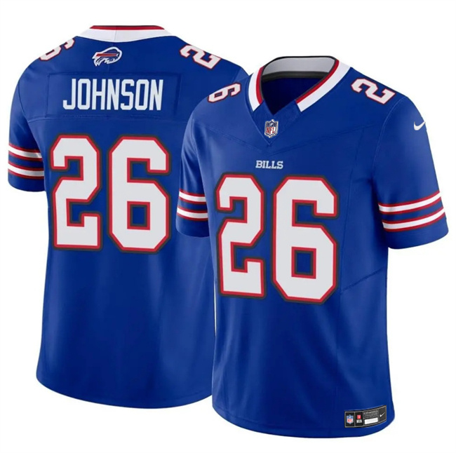 Men's Buffalo Bills #26 Ty Johnson Royal 2024 F.U.S.E. Vapor Untouchable Limited Stitched Football Jersey