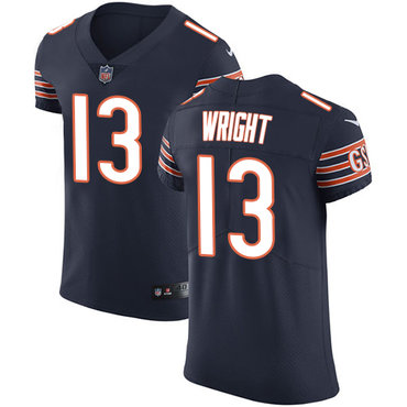 Nike Bears #13 Kendall Wright Navy Blue Team Color Men's Stitched NFL Vapor Untouchable Elite Jersey