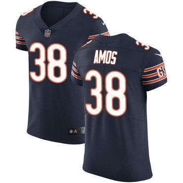 Nike Bears #38 Adrian Amos Navy Blue Team Color Men's Stitched NFL Vapor Untouchable Elite Jersey