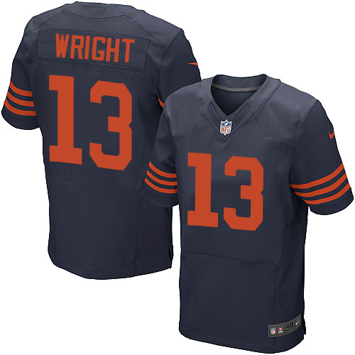 Nike Bears #13 Kendall Wright Navy Blue Alternate Men's Stitched NFL Elite Jersey