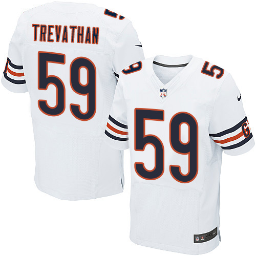 Nike Bears #59 Danny Trevathan White Men's Stitched NFL Elite Jersey