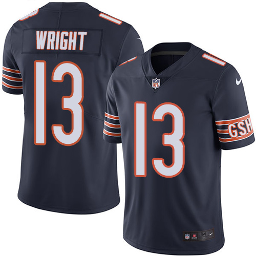 Nike Bears #13 Kendall Wright Navy Blue Team Color Men's Stitched NFL Vapor Untouchable Limited Jersey