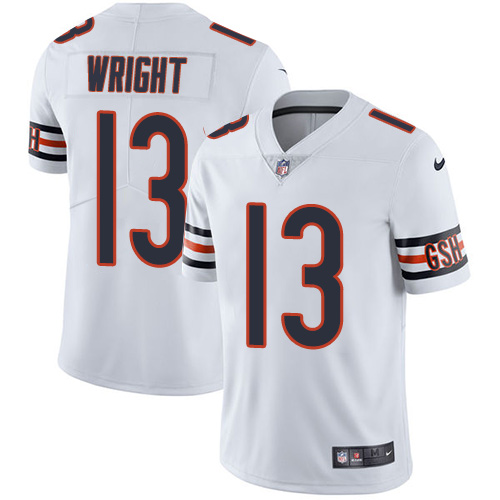 Nike Bears #13 Kendall Wright White Men's Stitched NFL Vapor Untouchable Limited Jersey