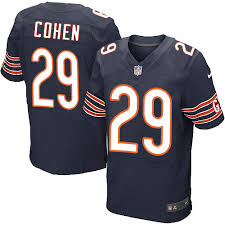 Nike Chicago Bears Men's #29 Tarik Cohen Elite Navy Blue NFL Jersey