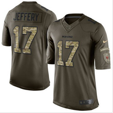 Nike Chicago Bears #17 Alshon Jeffery Green Men's Stitched NFL Limited Salute to Service Jersey