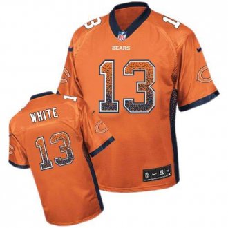 Nike Chicago Bears #13 Kevin White Orange Alternate Men's Stitched NFL Elite Drift Fashion Jersey