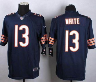 Nike Chicago Bears #13 Kevin White Navy Blue Team Color Men's Stitched NFL Limited Jersey