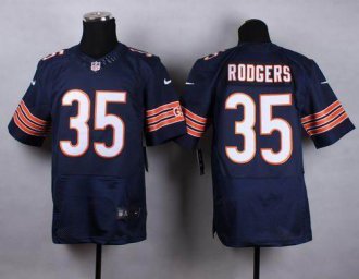 Nike Chicago Bears #35 Jacquizz Rodgers Navy Blue Team Color Men's Stitched NFL Elite Jersey