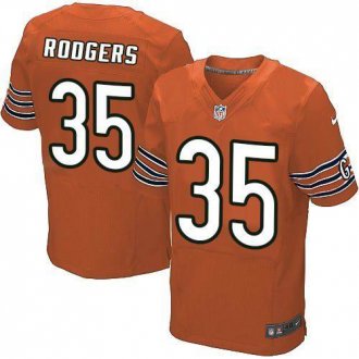 Nike Chicago Bears #35 Jacquizz Rodgers Orange Alternate Men's Stitched NFL Elite Jersey