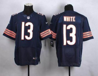 Nike Chicago Bears #13 Kevin White Navy Blue Team Color Men's Stitched NFL Elite Jersey