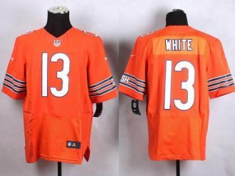 Nike Chicago Bears #13 Kevin White Orange Alternate Men's Stitched NFL Elite Jersey