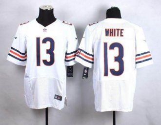 Nike Chicago Bears #13 Kevin White White Men's Stitched NFL Elite Jersey