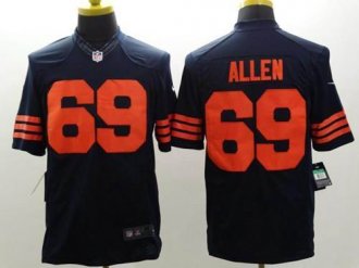 Nike Chicago Bears #69 Jared Allen Navy Blue 1940s Throwback NFL Limited Jersey