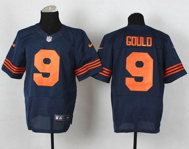 New Chicago Bears #9 Robbie Gould Navy Blue 1940s Throwback NFL Elite Jersey