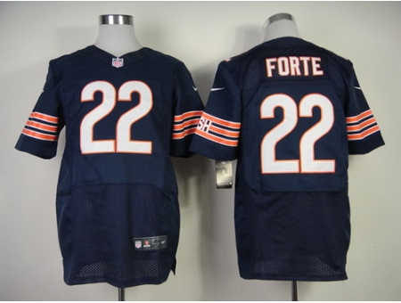 Nike Chicago Bears 22 Matt Forte Elite Blue Jerseys